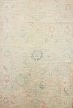 Load image into Gallery viewer, Vegetable Dye Oushak Turkish Area Rug 6x9 One of a Kind