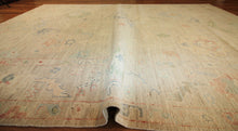 Load image into Gallery viewer, Vegetable Dye Oushak Turkish Area Rug 6x9 One of a Kind