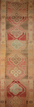 Load image into Gallery viewer, Vegetable Dye Oushak Turkish Runner Rug 3x14 One of a Kind