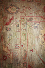 Load image into Gallery viewer, Handmade Wool Oushak Vegetable Dye Area Rug 9x12 One of a Kind