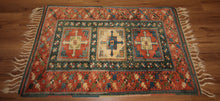 Load image into Gallery viewer, Geometric Anatolian Turkish Area Rug 3x5 One of a Kind