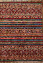 Load image into Gallery viewer, Kazak Oriental Wool Rug 5x7 One of a Kind