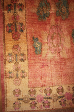 Load image into Gallery viewer, Vegetable Dye Oushak Turkish Area Rug 3x5 One of a Kind