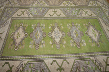 Load image into Gallery viewer, Vegetable Dye Oushak Turkish Area Rug 6x9 One of a Kind