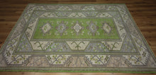 Load image into Gallery viewer, Vegetable Dye Oushak Turkish Area Rug 6x9 One of a Kind