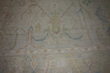 Load image into Gallery viewer, Vegetable Dye Oushak Turkish Area Rug 9x12 One of a Kind