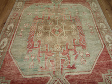 Load image into Gallery viewer, Geometric Anatolian Turkish Area Rug 5x7 One of a Kind