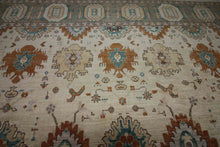 Load image into Gallery viewer, Floral Oushak Vegetable Dye Area Rug 9x12 One of a Kind