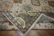 Load image into Gallery viewer, Floral Oushak Vegetable Dye Area Rug 9x12 One of a Kind