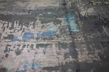 Load image into Gallery viewer, Contemporary Abstract Oriental Area Rug 10x14 One of a Kind
