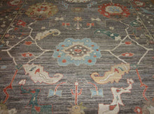 Load image into Gallery viewer, Vegetable Dye Oushak Turkish Area Rug 9x12 One of a Kind