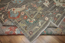 Load image into Gallery viewer, Vegetable Dye Oushak Turkish Area Rug 9x12 One of a Kind