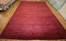 Load image into Gallery viewer, Modern Gabbeh Vegetable Dye Area Rug 9x12 One of a Kind