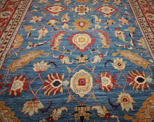 Load image into Gallery viewer, Vegetable Dye Ziegler Handmade Area Rug 9x12 One of a Kind