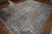 Load image into Gallery viewer, Modern Abstract Oriental Area Rug 9x12 One of a Kind