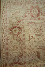 Load image into Gallery viewer, All-Over Floral Oushak Chobi Wool Area Rug 9x12 One of a Kind
