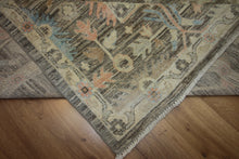 Load image into Gallery viewer, Vegetable Dye Oushak Turkish Area Rug 9x12 One of a Kind
