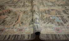 Load image into Gallery viewer, Vegetable Dye Oushak Turkish Area Rug 9x12 One of a Kind