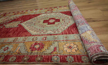 Load image into Gallery viewer, Geometric Anatolian Turkish Area Rug 3x5 One of a Kind