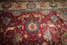 Load image into Gallery viewer, Antique Vegetable Dye Tabriz Persian Area Rug 10x14 One of a Kind