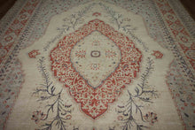 Load image into Gallery viewer, Vegetable Dye Floral Oushak Chobi Oriental Area Rug 10x14 One of a Kind