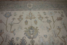 Load image into Gallery viewer, Vegetable Dye Oushak Turkish Area Rug 10x14 One of a Kind