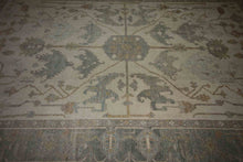 Load image into Gallery viewer, Vegetable Dye Oushak Turkish Area Rug 10x14 One of a Kind