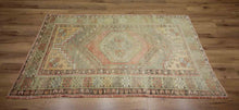 Load image into Gallery viewer, Geometric Anatolian Turkish Area Rug 3x5 One of a Kind