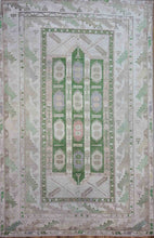 Load image into Gallery viewer, Vegetable Dye Oushak Turkish Area Rug 6x9 One of a Kind