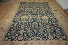Load image into Gallery viewer, Pre-1900 Antique Sarouk Farahan Persian Vegetable Dye Rug 9x12 One of a Kind
