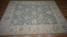 Load image into Gallery viewer, Vegetable Dye Oushak Turkish Area Rug 8x10 One of a Kind