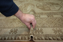 Load image into Gallery viewer, Vintage Geometric Turkoman Persian Area Rug 8x10 One of a Kind