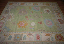 Load image into Gallery viewer, Vegetable Dye Oushak Turkish Area Rug 9x12 One of a Kind