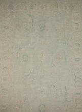 Load image into Gallery viewer, Vegetable Dye Oushak Turkish Area Rug 6x9 One of a Kind