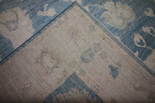 Load image into Gallery viewer, Vegetable Dye Blue Oushak Turkish Area Rug 8x10 One of a Kind