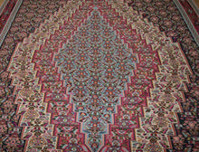 Load image into Gallery viewer, Geometric Kilim Senneh Persian Area Rug 8x10 One of a Kind