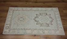 Load image into Gallery viewer, Vegetable Dye Oushak Turkish Area Rug 3x5 One of a Kind