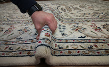 Load image into Gallery viewer, Handmade Floral Nain Persian Rug 8x10 One of a Kind