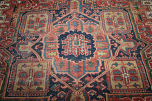 Load image into Gallery viewer, Pre-1900 Vegetable Dye Heriz Serapi Persian Area Rug 8x10 One of a Kind