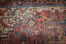 Load image into Gallery viewer, Pre-1900 Vegetable Dye Heriz Serapi Persian Area Rug 8x10 One of a Kind