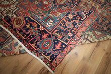 Load image into Gallery viewer, Pre-1900 Vegetable Dye Heriz Serapi Persian Area Rug 8x10 One of a Kind