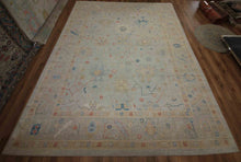 Load image into Gallery viewer, Vegetable Dye Wool Oushak Turkish Area Rug 9x12 One of a Kind