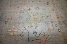 Load image into Gallery viewer, Vegetable Dye Wool Oushak Turkish Area Rug 9x12 One of a Kind