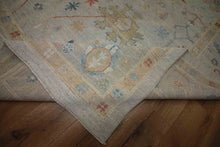 Load image into Gallery viewer, Vegetable Dye Wool Oushak Turkish Area Rug 9x12 One of a Kind