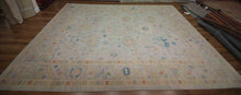 Load image into Gallery viewer, Vegetable Dye Wool Oushak Turkish Area Rug 9x12 One of a Kind