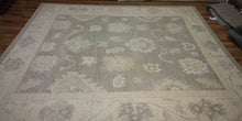 Load image into Gallery viewer, Vegetable Dye Oushak Turkish Area Rug 9x12 One of a Kind