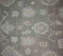 Load image into Gallery viewer, Vegetable Dye Oushak Turkish Area Rug 9x12 One of a Kind