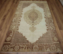Load image into Gallery viewer, Antique Geometric Anatolian Turkish Area Rug 5x7 One of a Kind