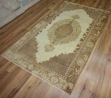 Load image into Gallery viewer, Antique Geometric Anatolian Turkish Area Rug 5x7 One of a Kind