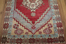 Load image into Gallery viewer, Geometric Red Anatolian Turkish Area Rug 3x5